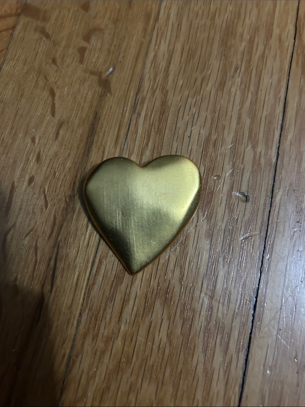 Victoria's Secret Gold Heart Brooch